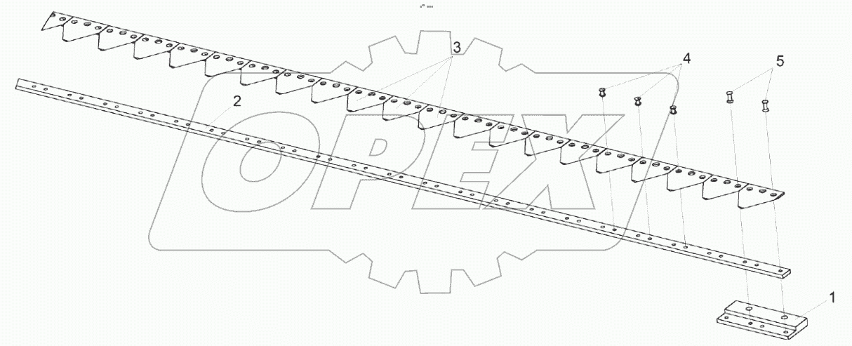  Нож неподвижный КС-150С-1507020