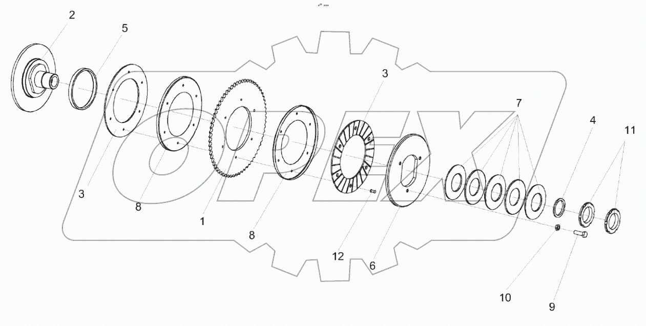  Муфта фрикционная КЗР 1503140А