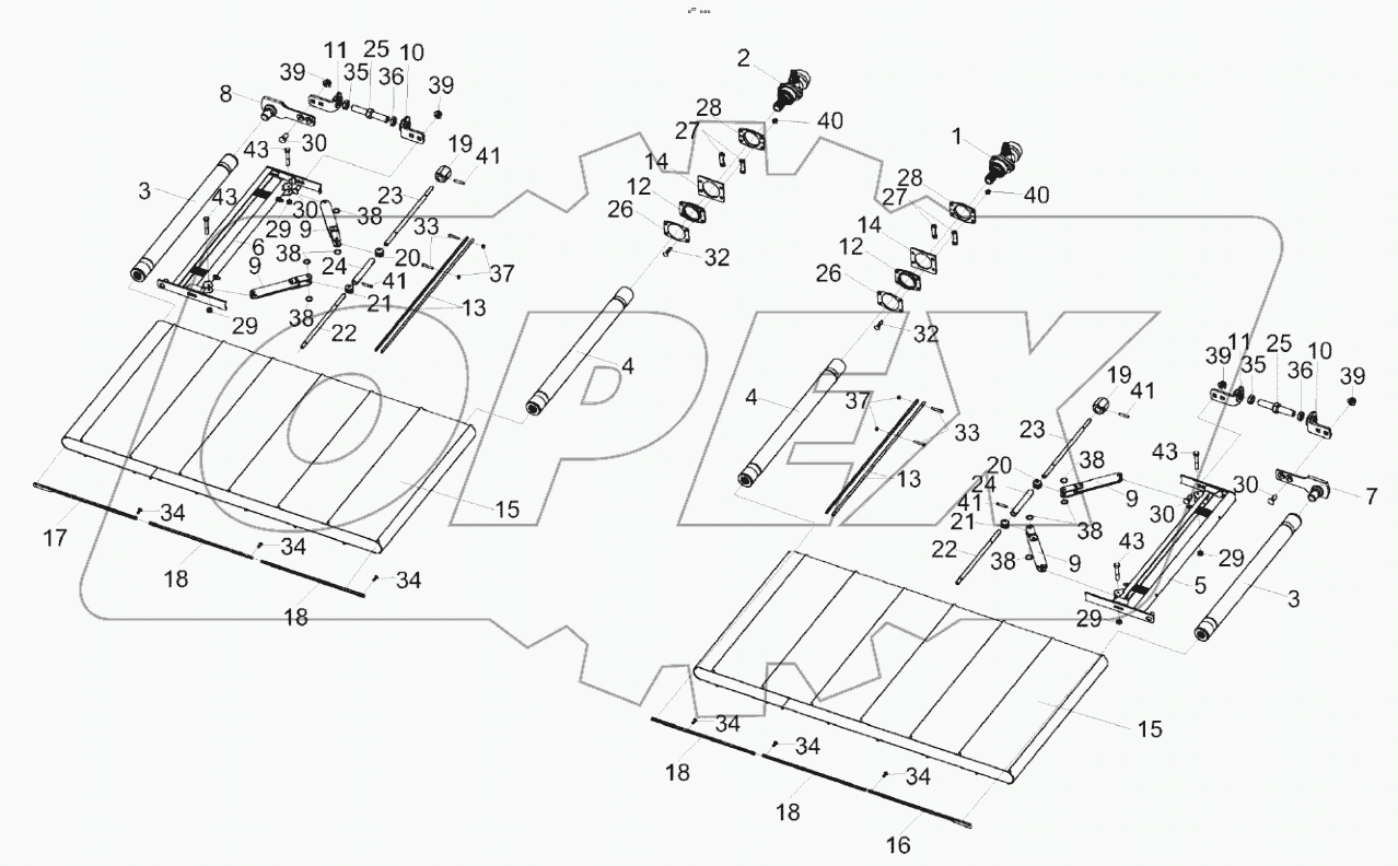  Установка транспортеров КС-150С-1502000А