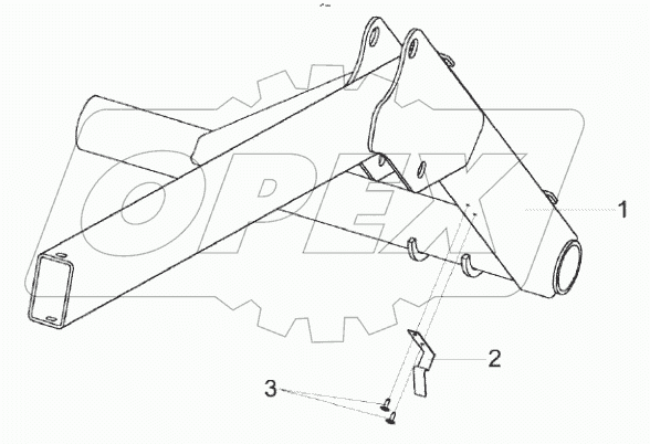  Поддержка левая КС-150С-1508000