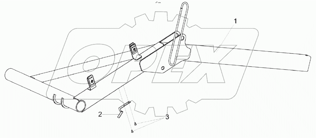  Поддержка правая КС-150С-1509000