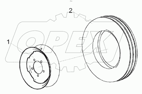  Колесо КЗР 1590100