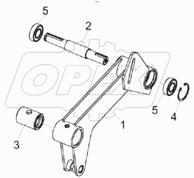  Рычаг КЗК-5-1500200А