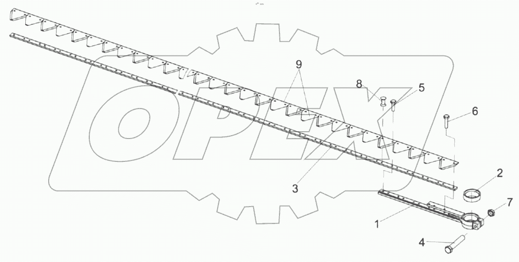  Нож КЗР 1507010-01