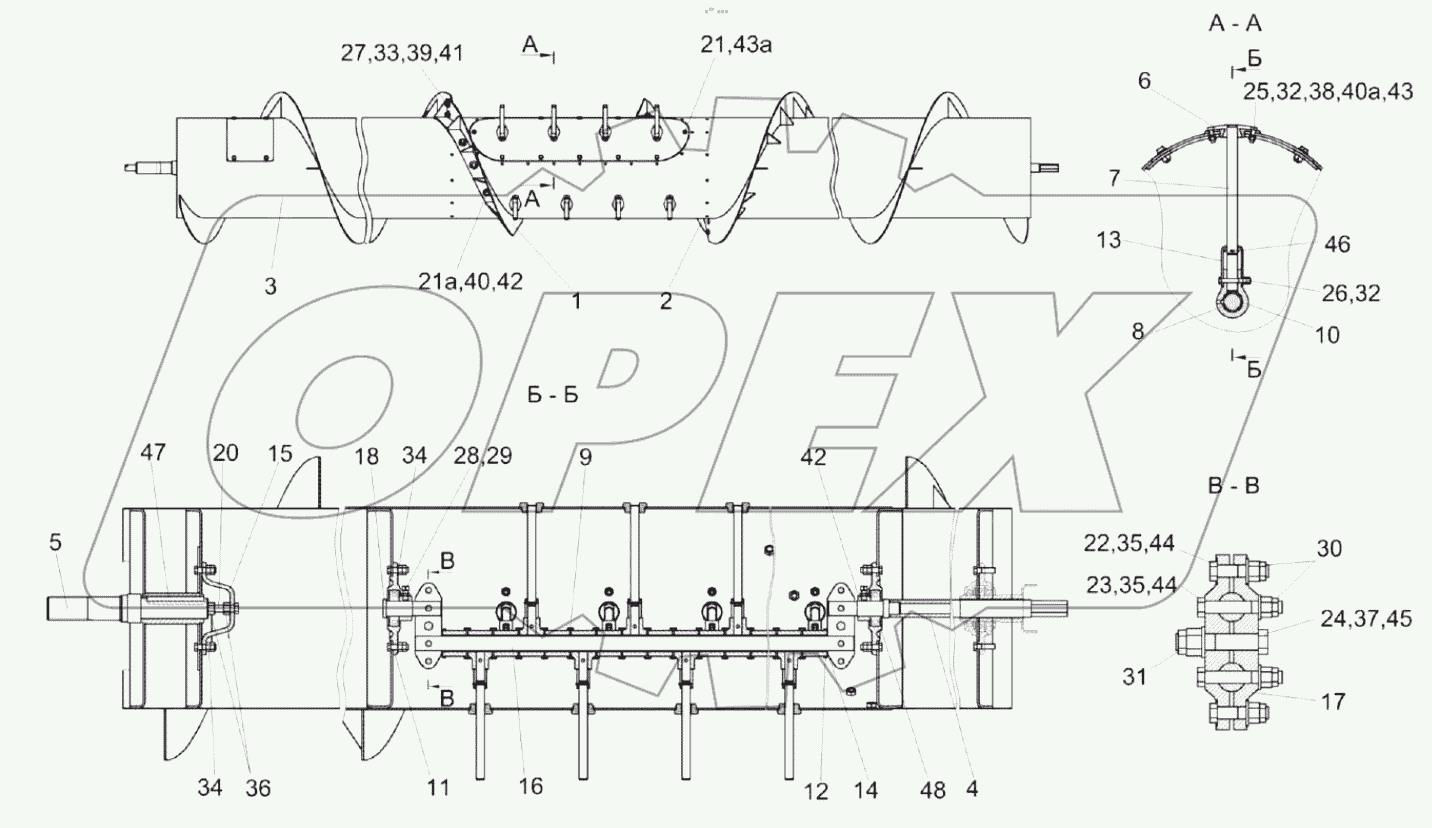  Шнек КЗК-12-1502000А-02