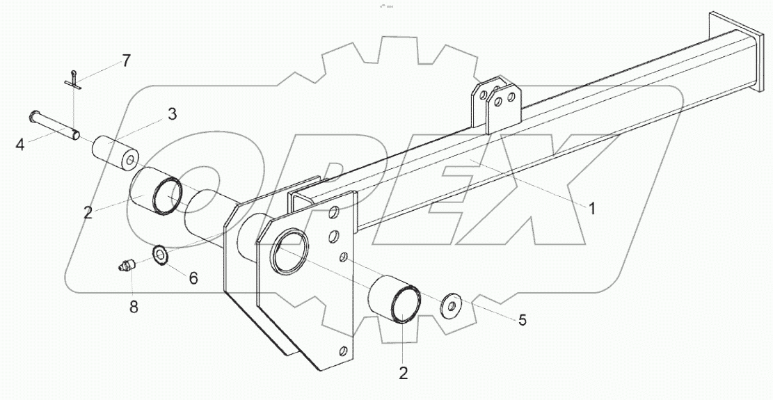  Направляющая КЗР 1573080-01