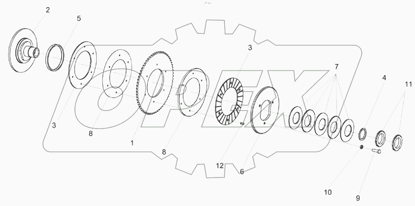  Муфта фрикционная КЗР 1503140А