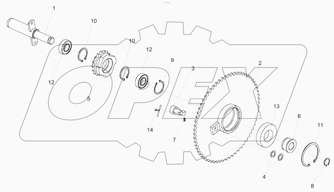 Муфта обгонная КЗР 1504100