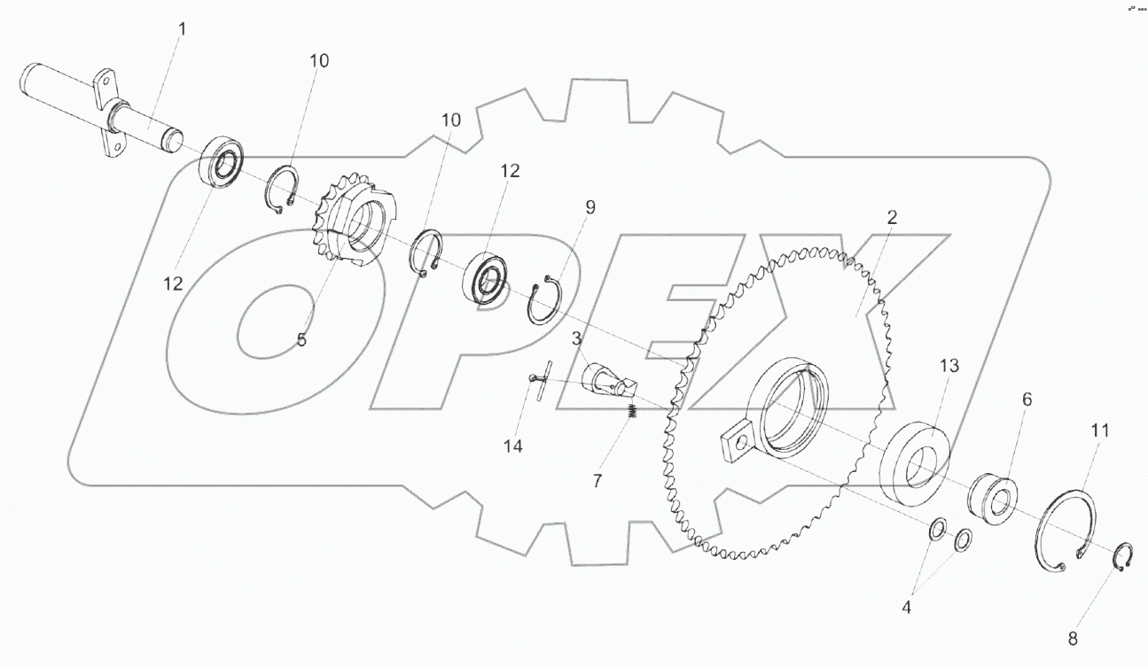  Муфта обгонная КЗР 1504100