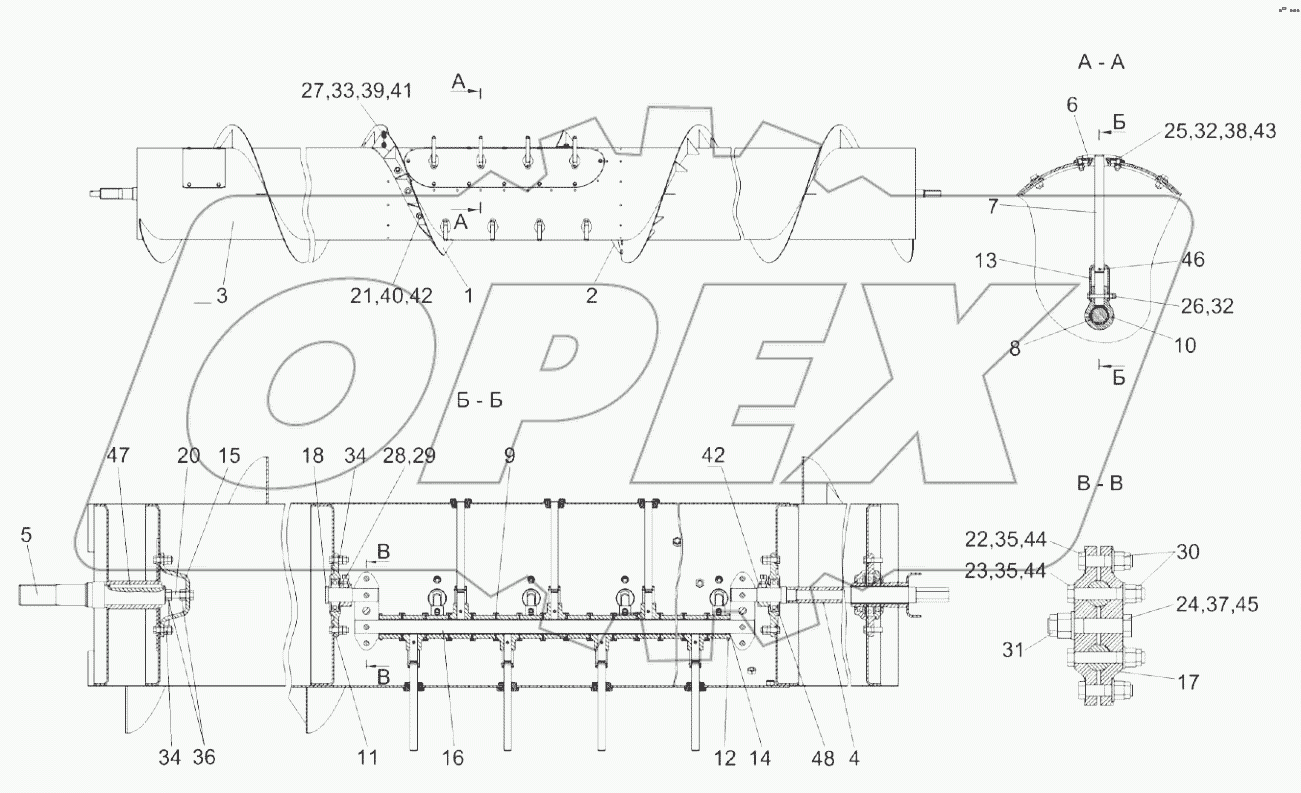  Шнек КЗК-12-1502000А