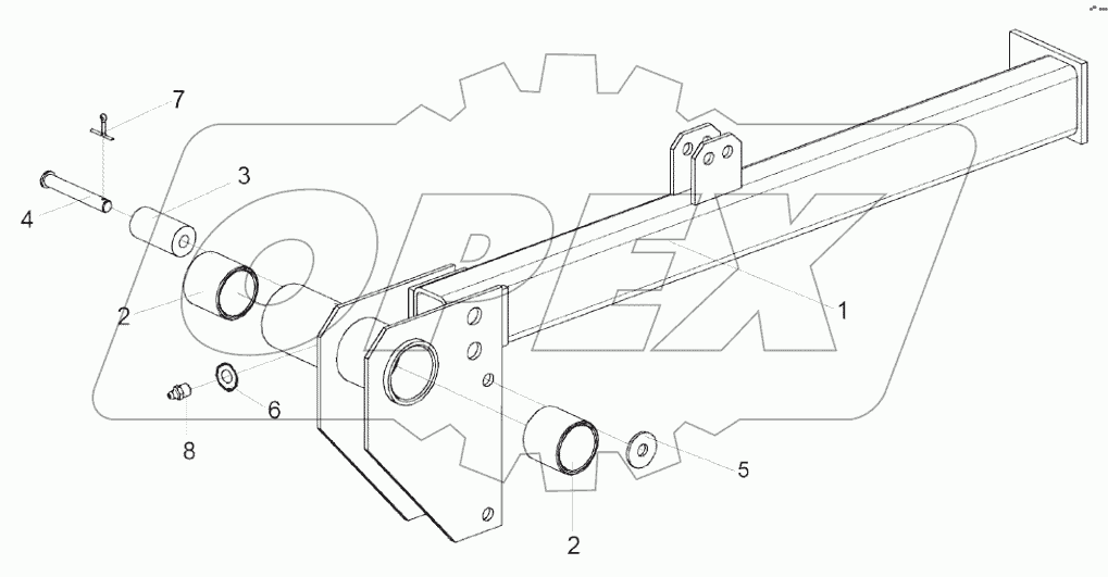  Направляющая КЗР 1573080-01