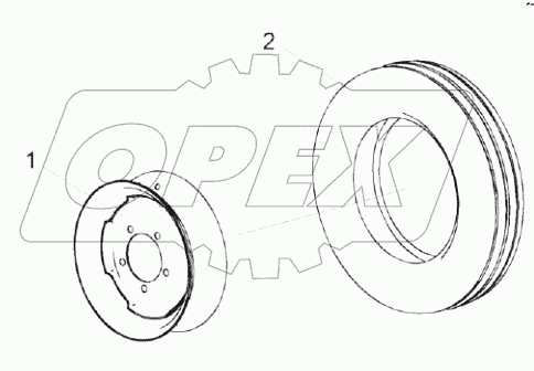  Колесо КПР 6102020