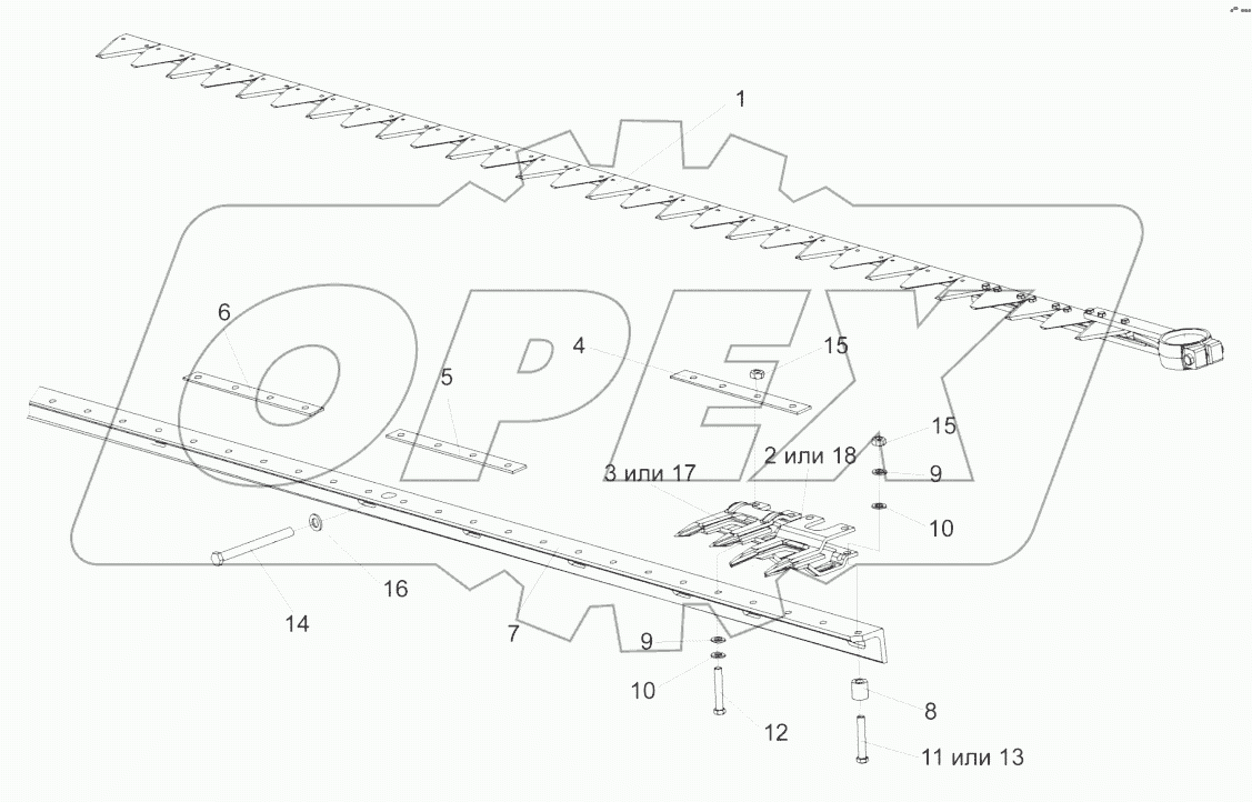  Аппарат режущий КЗР 1507000