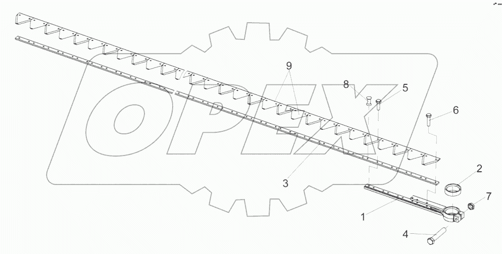  Нож КЗР 1507010
