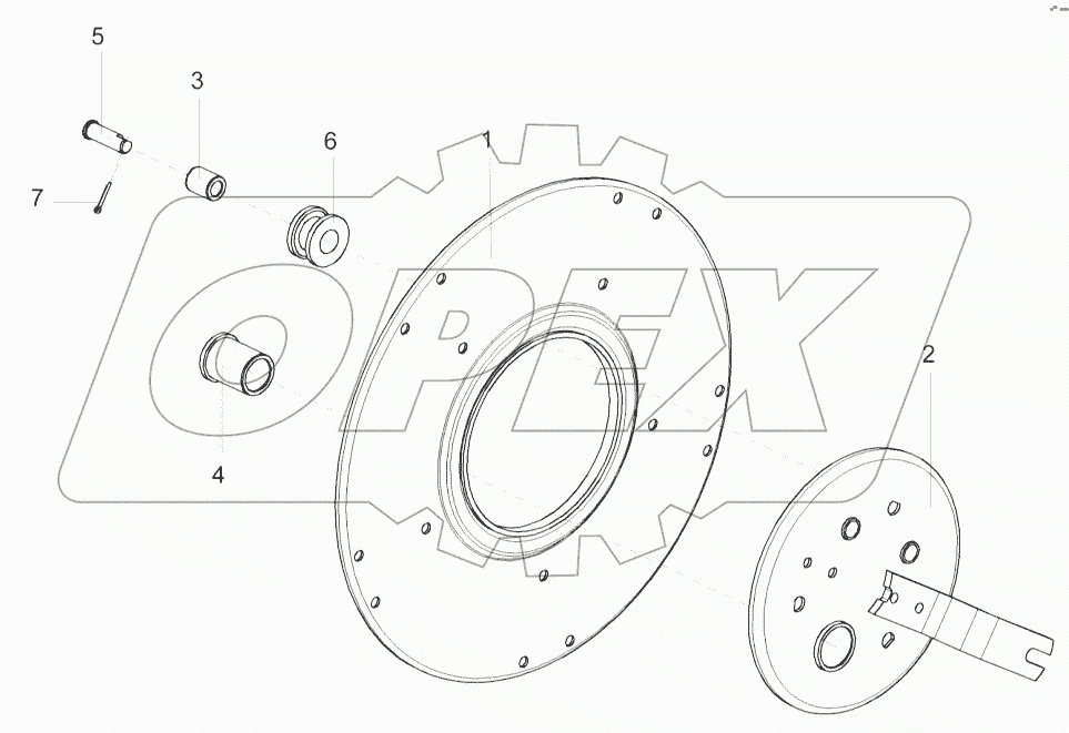  Эксцентрик левый КЗР 1573170