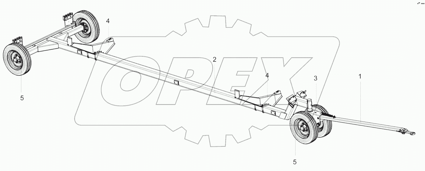  Тележка транспортная КЗР 1590000-01