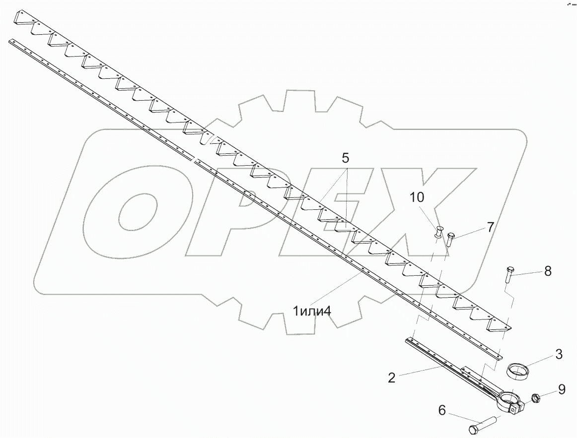  Нож КЗР 1507010-21