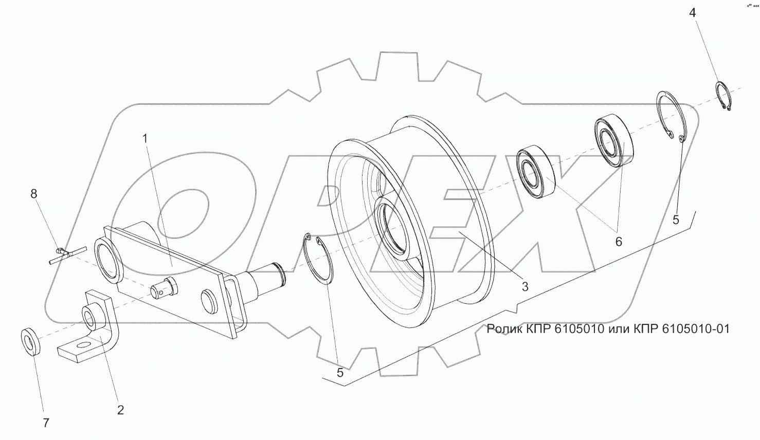  Устройство натяжное КЗР1512000