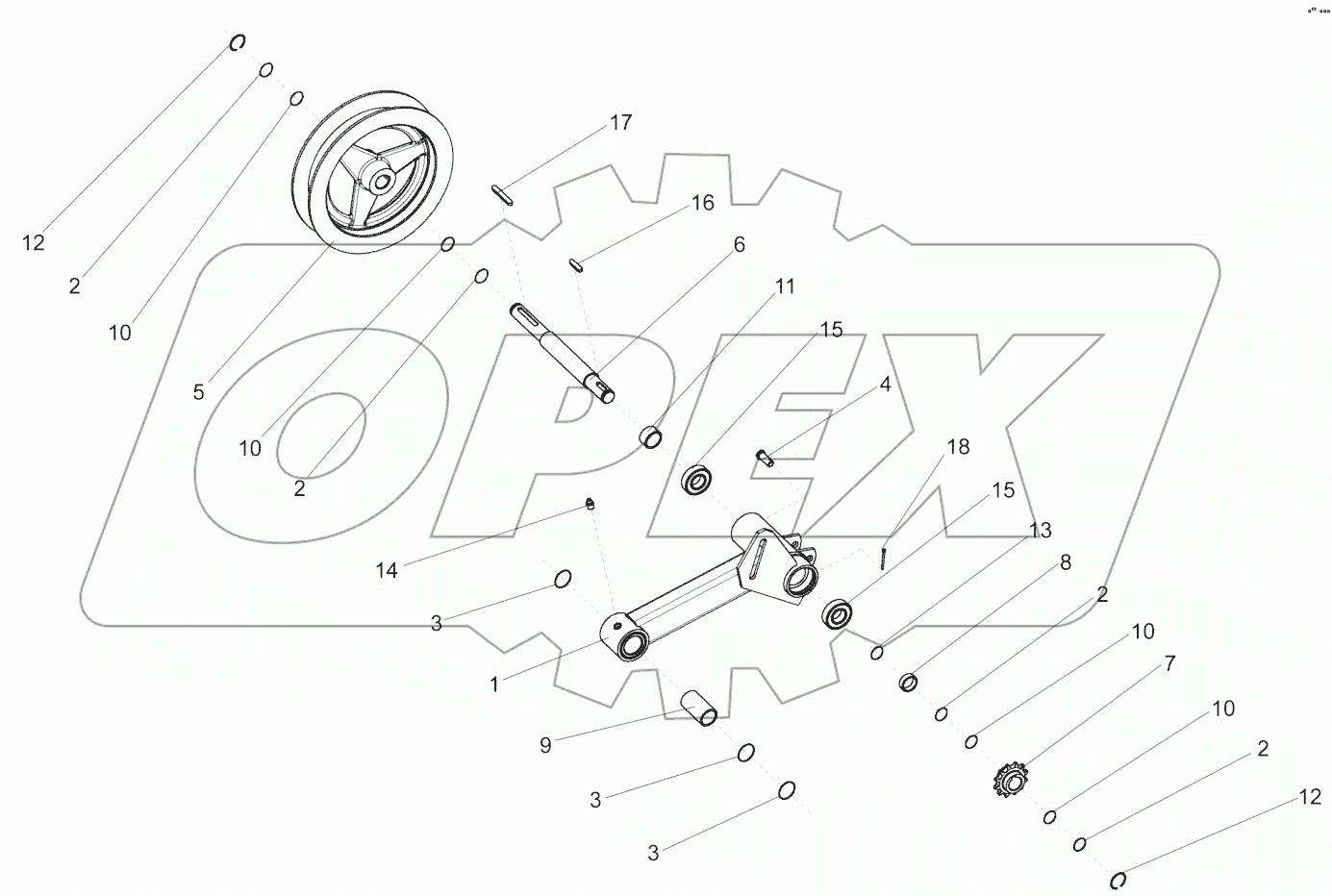  Установка рычага КЗР 1504200