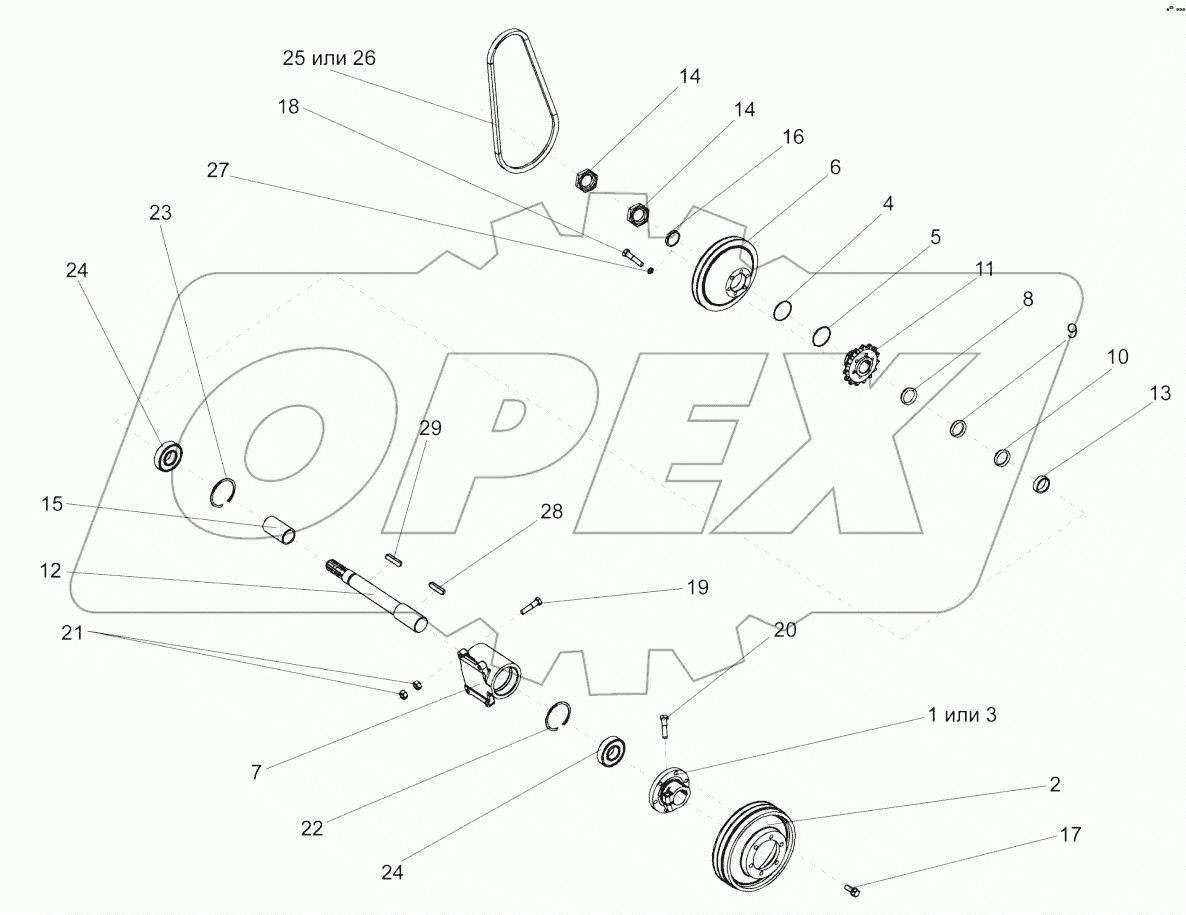  Установка контрпривода КЗР 1524000Б