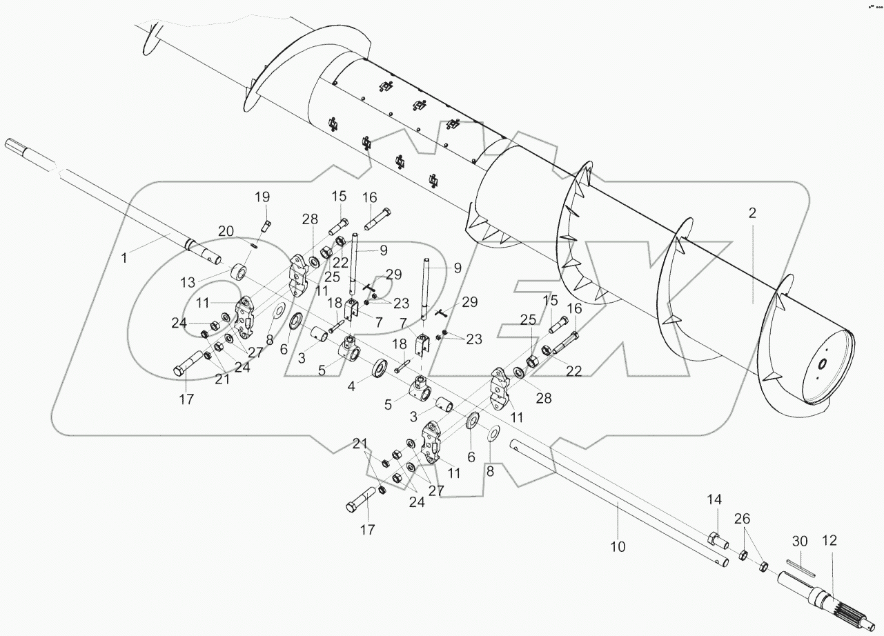  Шнек КЗК-12-1502000-01