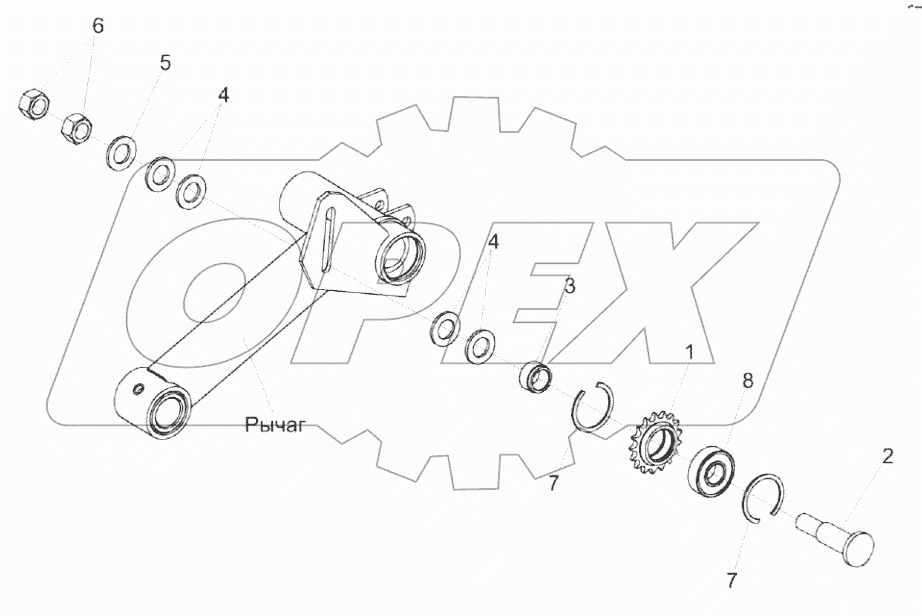  Установка звездочки КЗР 1510020