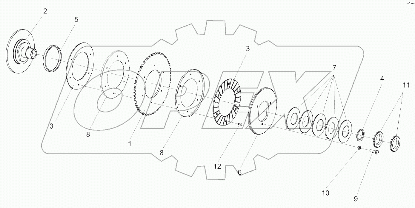  Муфта фрикционная КЗР 1503140А