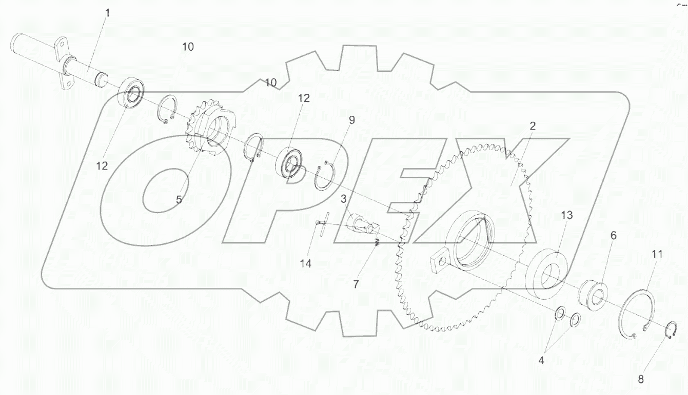  Муфта обгонная КЗР 1504100
