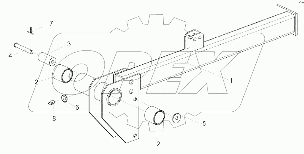  Направляющая КЗР 1573080-01