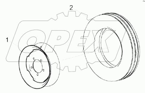  Колесо КЗР 1590100