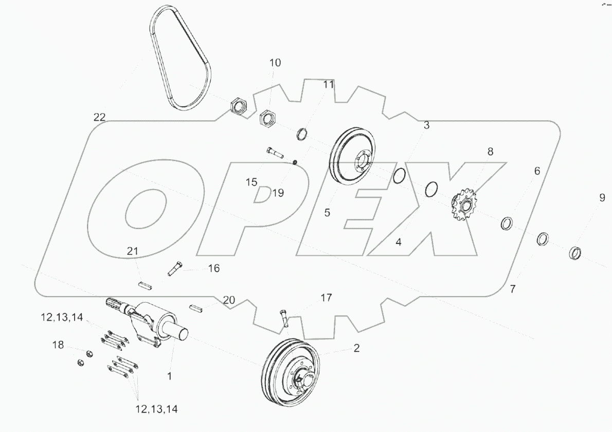  Установка контрпривода КЗР 1524000В