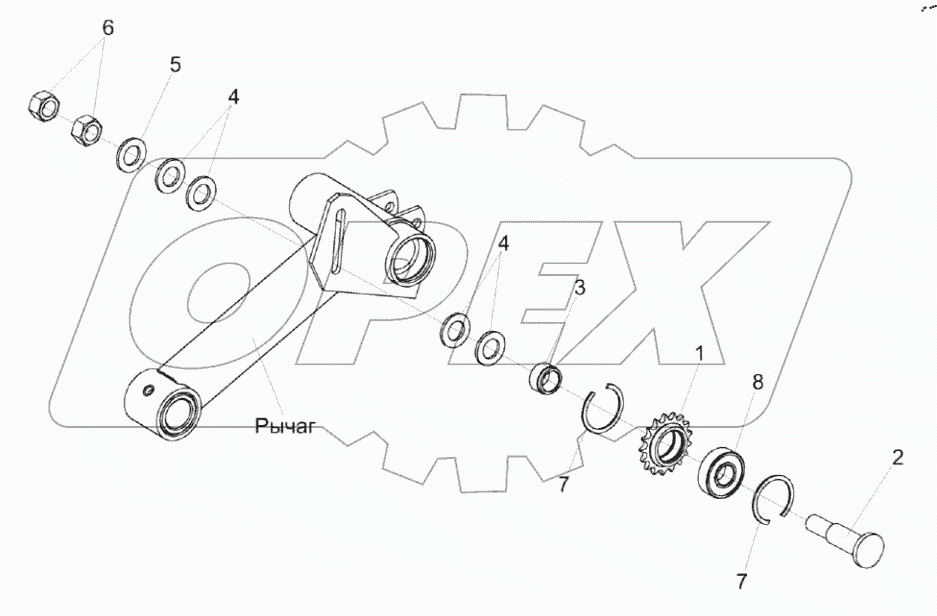  Установка звездочки КЗР 1510020