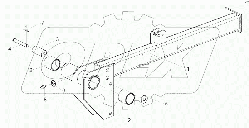  Направляющая КЗР 1573080-01