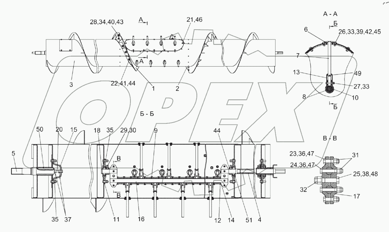  Шнек КЗК-12-1502000А-01