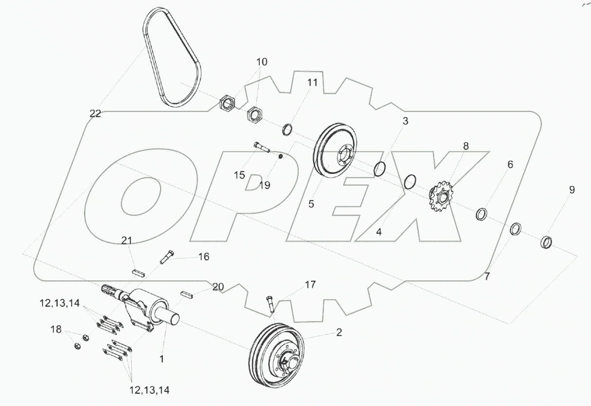  Установка контрпривода КЗР 1524000В