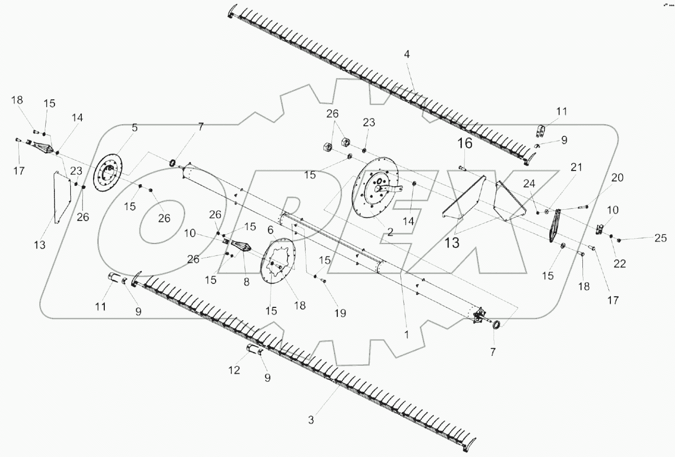  Мотовило КЗК-9-1-1573000А