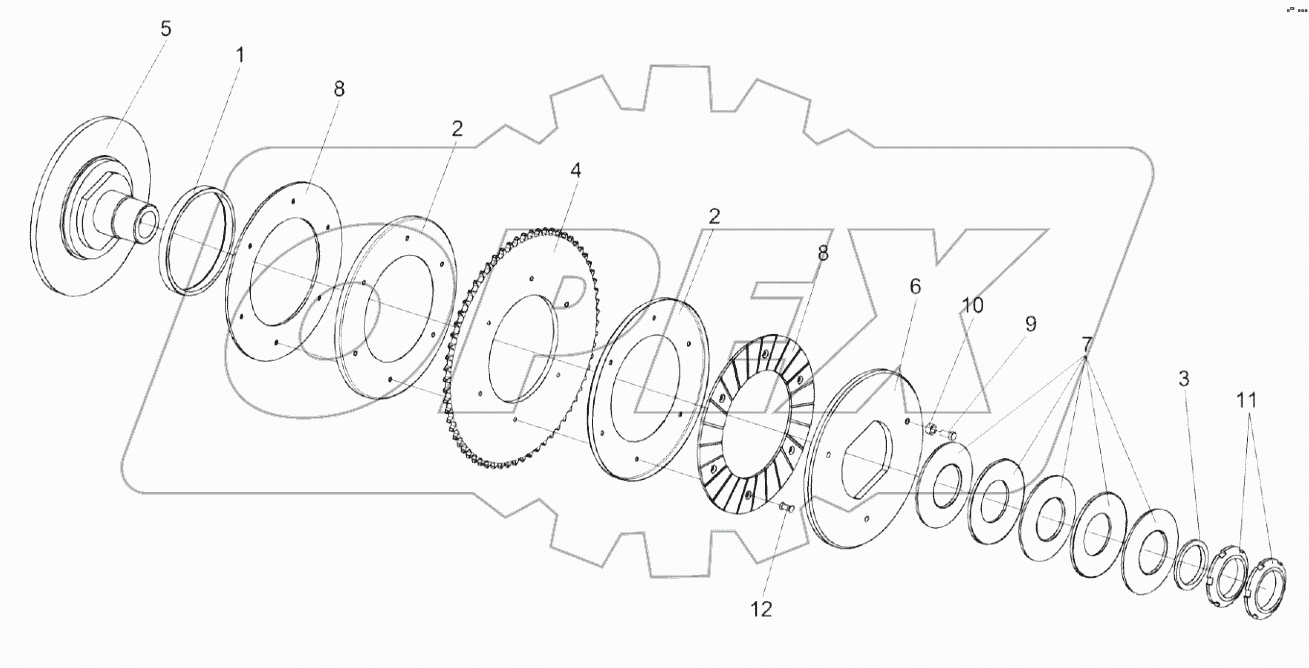  Муфта фрикционная КЗР 1503140А