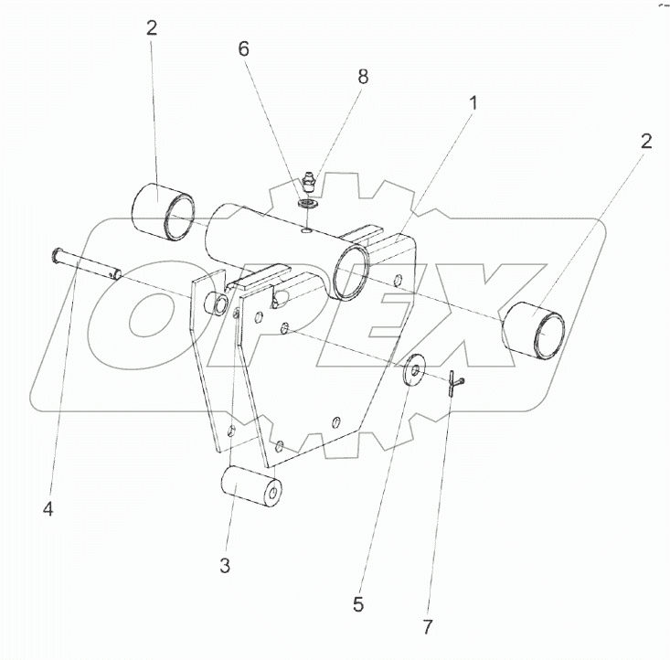 Направляющая КЗК-12-1573100-01