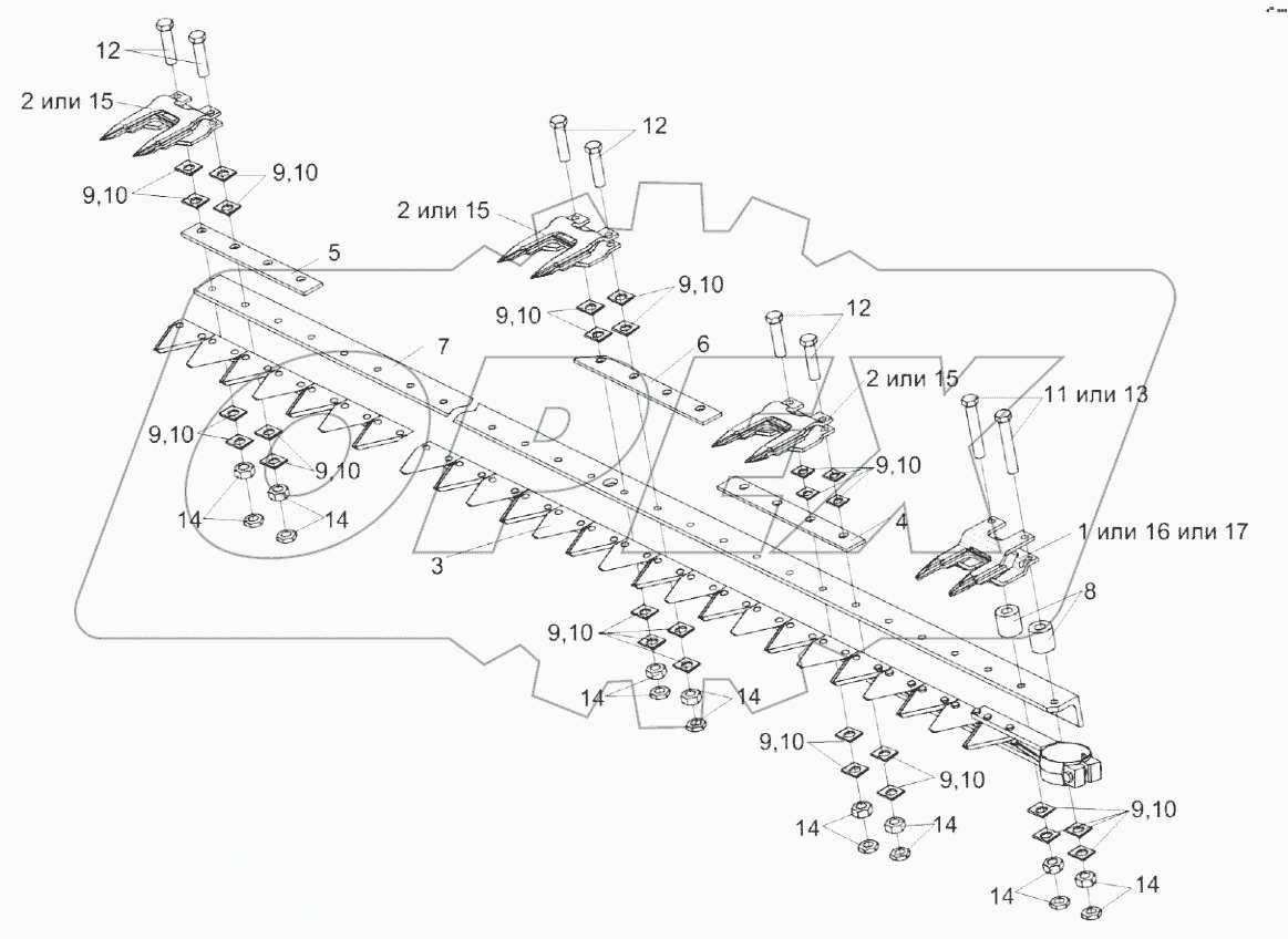  Аппарат режущий КЗК-9-1507000В-01