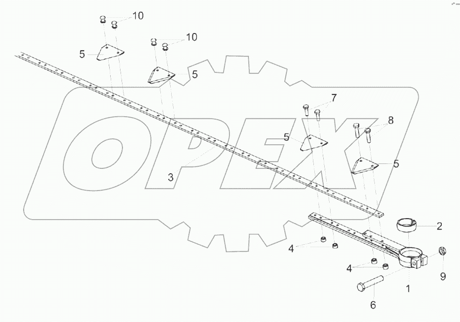  Нож КЗК-9-1507050