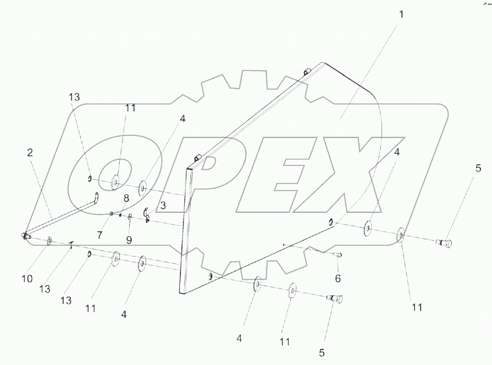  Крышка КЗК-9-1525220
