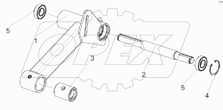  Рычаг КЗР 1504200А
