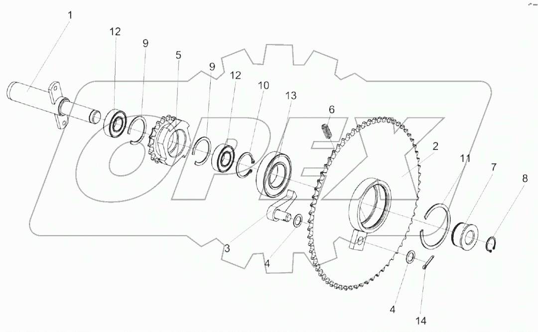  Муфта обгонная КЗР 1504100