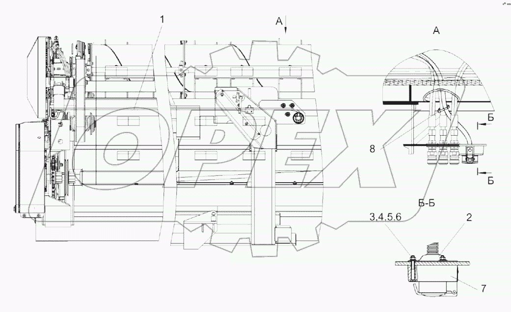  Электрооборудование жатки