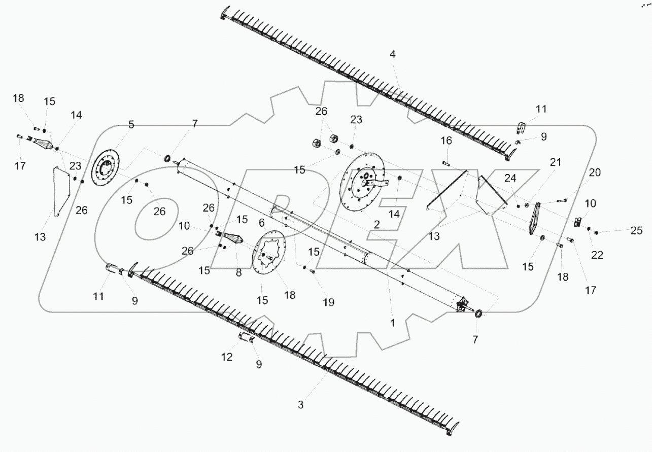  Мотовило КЗК-9-1-1573000А