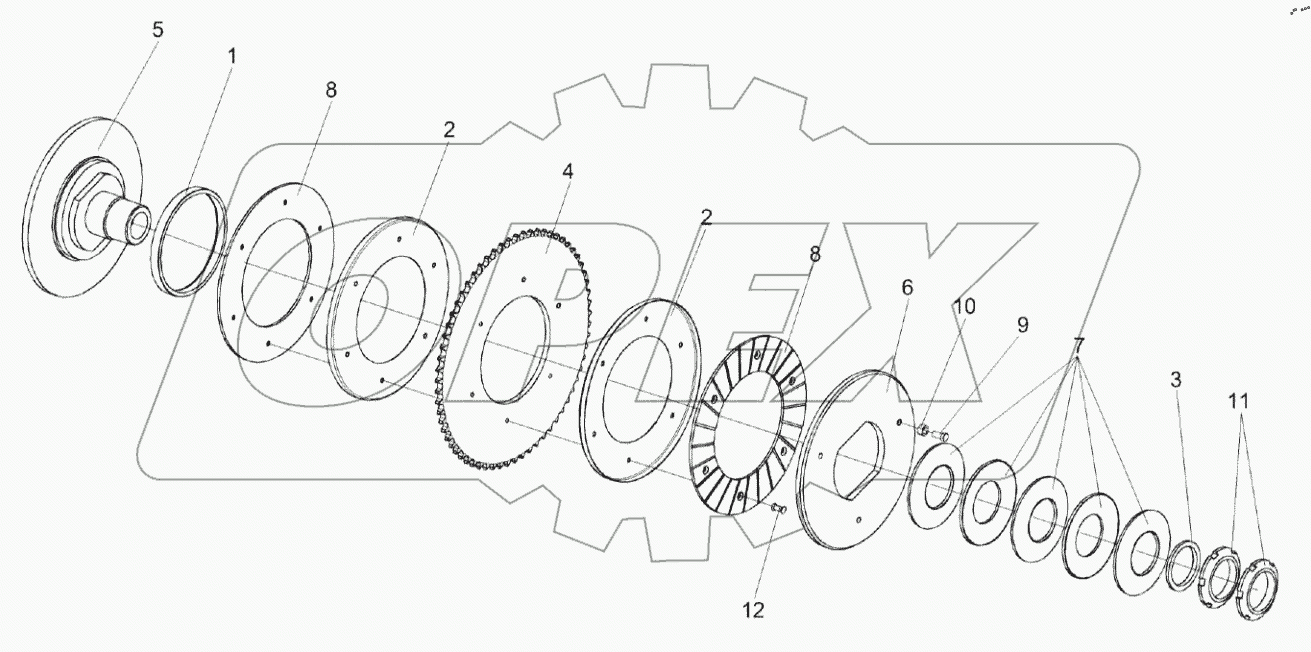  Муфта фрикционная КЗР 1503140А