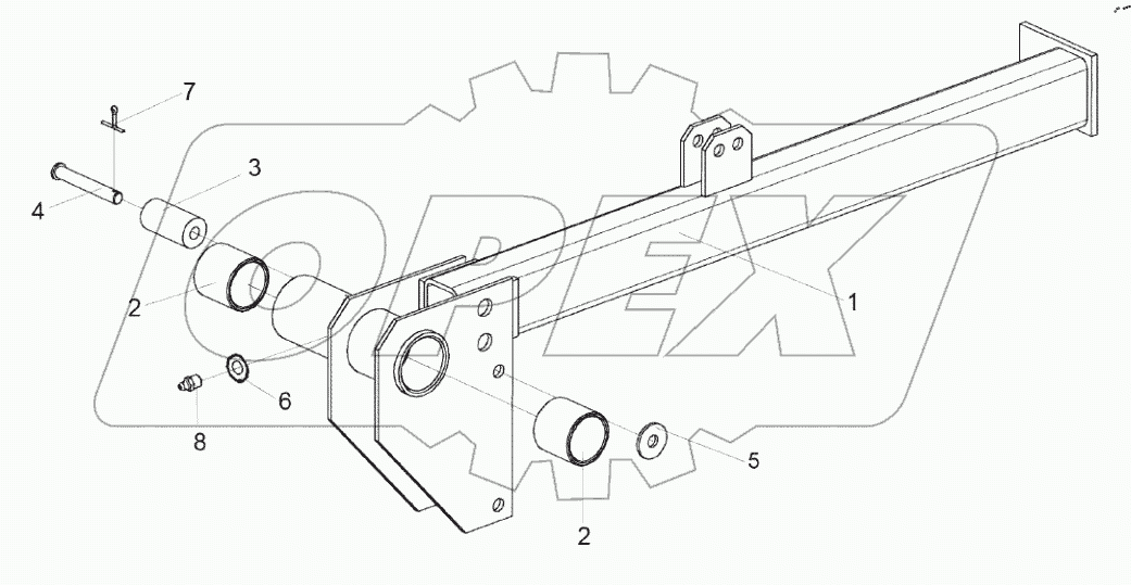  Направляющая КЗР 1573080-01