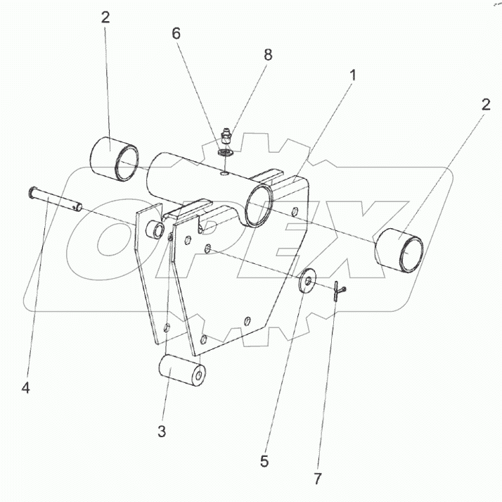  Направляющая КЗК-12-1573100-01