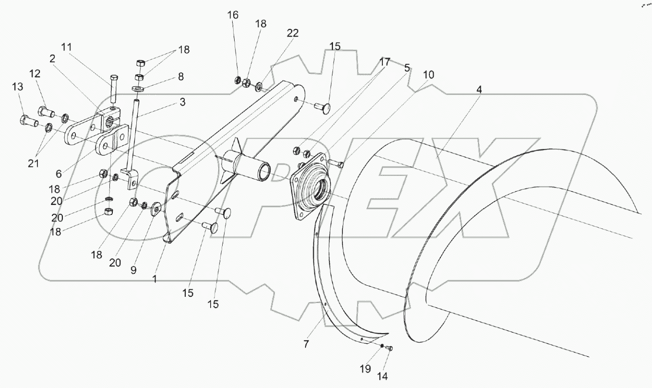  Установка шнека КЗК-9-1502000А