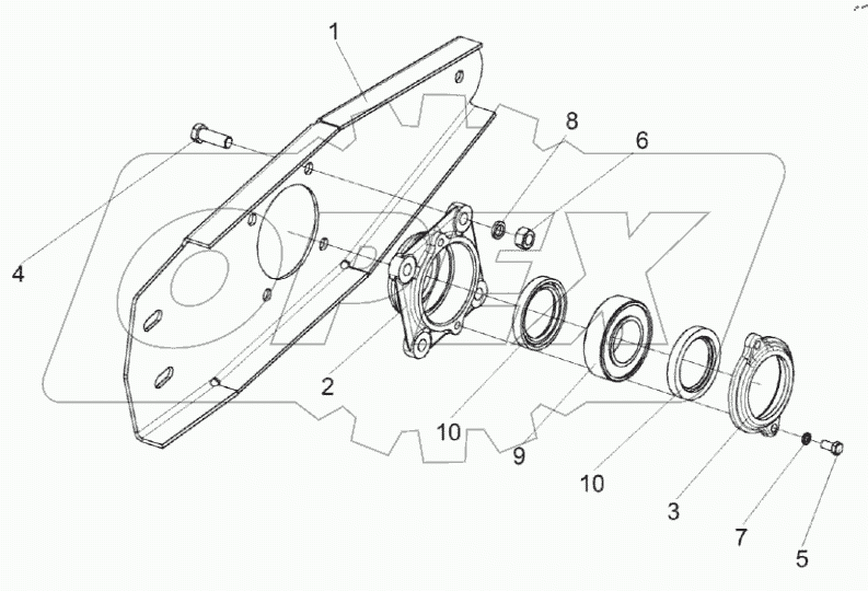  Опора КЗК-9-1-1502110А